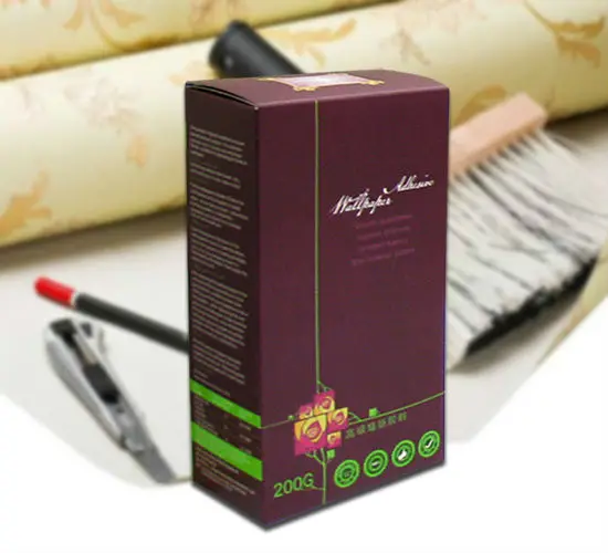 Пудра для обоев фиолетового цвета (сухая переводная в прозрачный цвет)