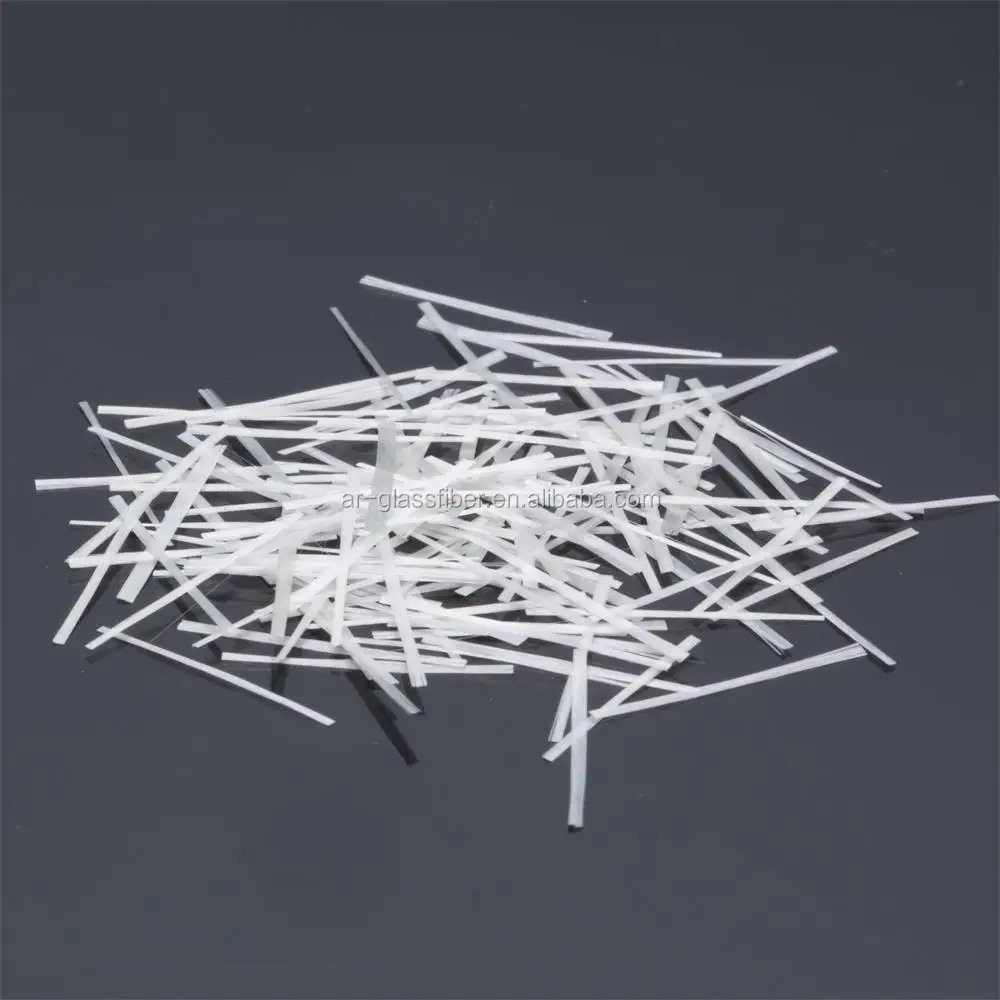 
ZrO2 16.7% AR Fiberglass chopped strand for Pre-mixing GRC 