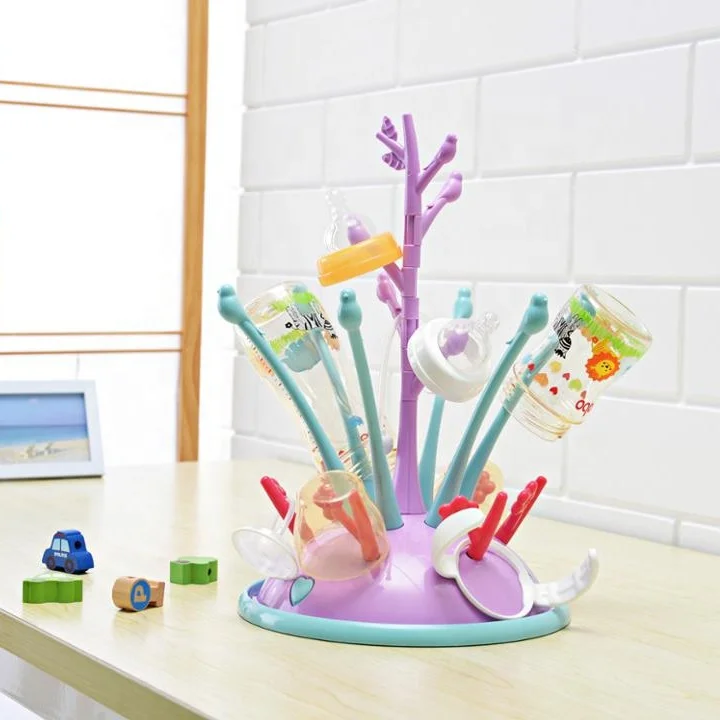 Wholesaler Plastic Baby Cup Water Milk Bottle Drying Rack