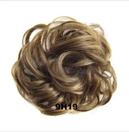 
Wholesale synthetic hair wigs Bun elastic donut bag high temperature fiber chignon bun hair extension hair accessories For Women 
