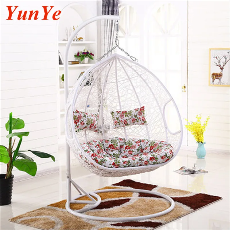 
High quality cheap price swing chair stand hanging decorative swing hanger outdoor indoor ball swing bed net nest shape 