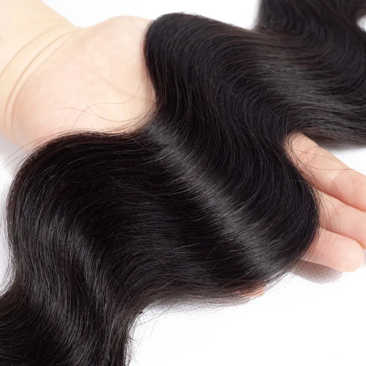 Оптовая продажа натуральных бразильских человеческих волос дешевые пучки пучок с застежкой