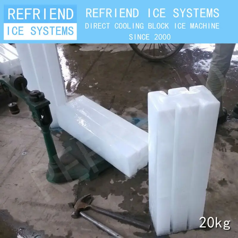 6T Direct Cooling Aluminium Evaporator Ice Block MaKer