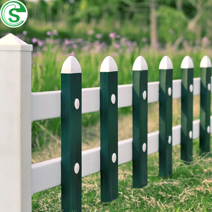 Pvc plastic lawn edging fence short fence