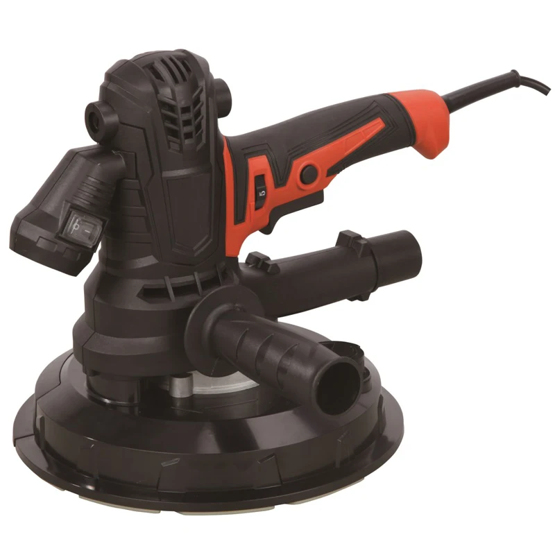 180mm 750w LED light Industrial Self-Suction Dustless Wall Sanding Machine Portable Electric Drywall Sander With Vacuum