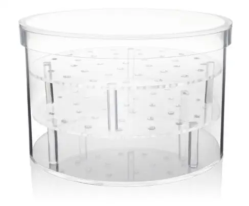 OEM round acrylic rose box Hot Sale vase Acrylic Round Flower Box Flower Box