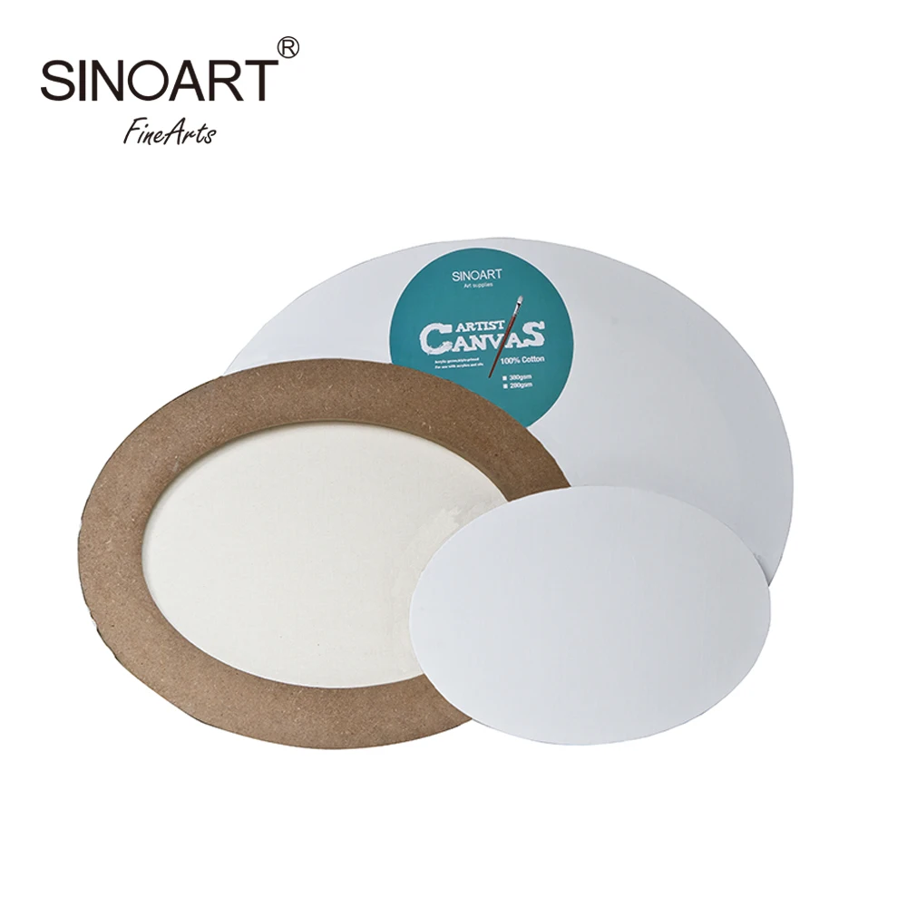 
Customized Good Quality Special Shape White Artist Canvas Panel For Student Paint supplier 