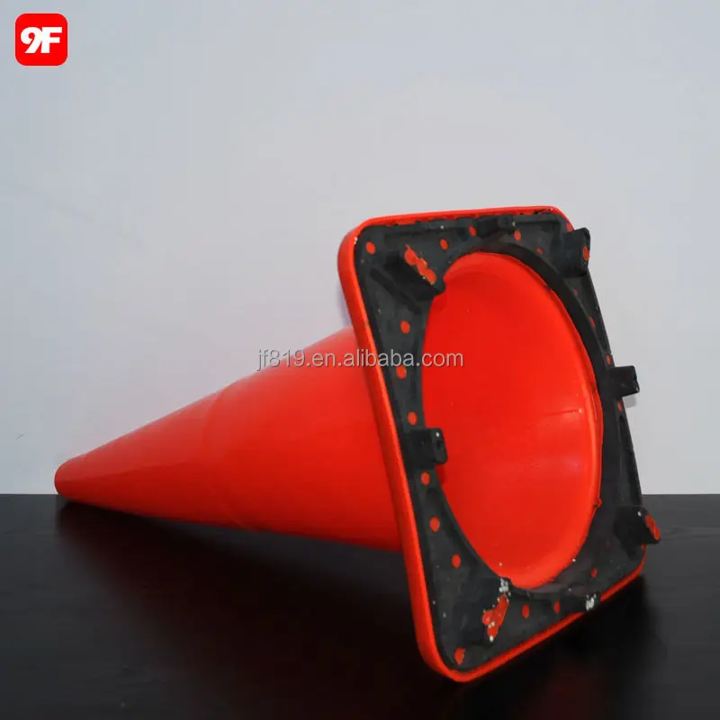 Flowing base mini traffic cone safety cones