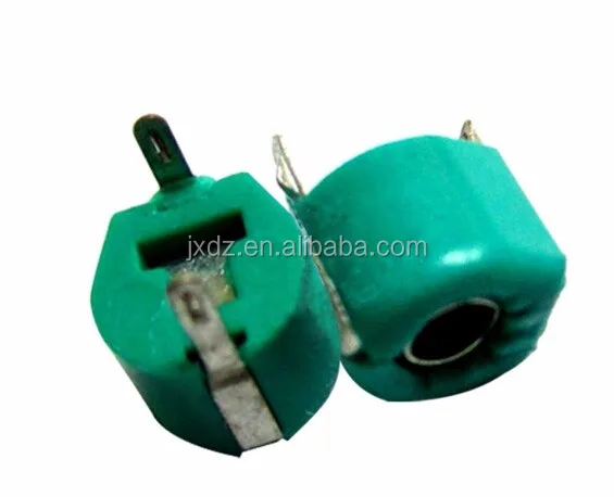 Trimmer Capacitor 30PF Green color 6mm diameter Variable capacitor adjustable TZ03R300 5.2P-10PF 100V