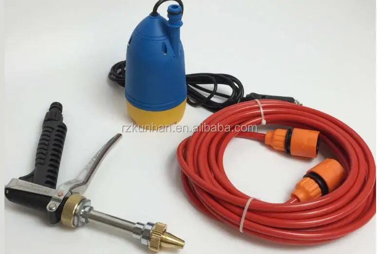 12v portable mini electric high pressure Self-priming water pump for car wash