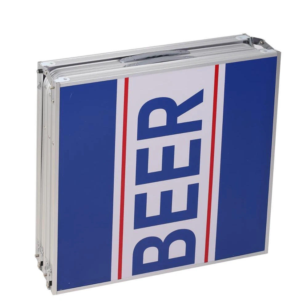 
 Наружный регулируемый по высоте портативный алюминиевый складной стол 8 футов Пивной Стол для понга  