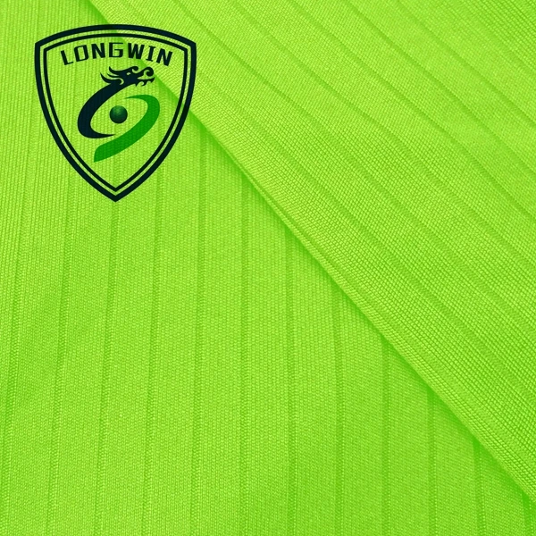 Polyester dry fit tela dropneedle interlock fabric for quick dry knit clothing sportswear