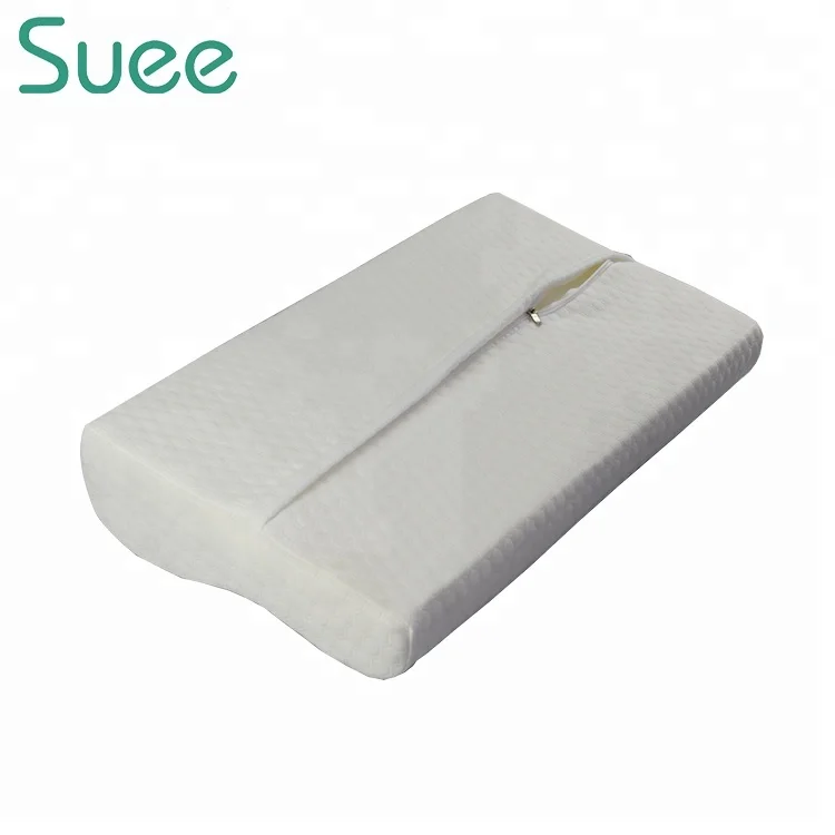 Wave Shape Cool Gel Contour Massage Orthopedic Elastic Memory Foam Pillow
