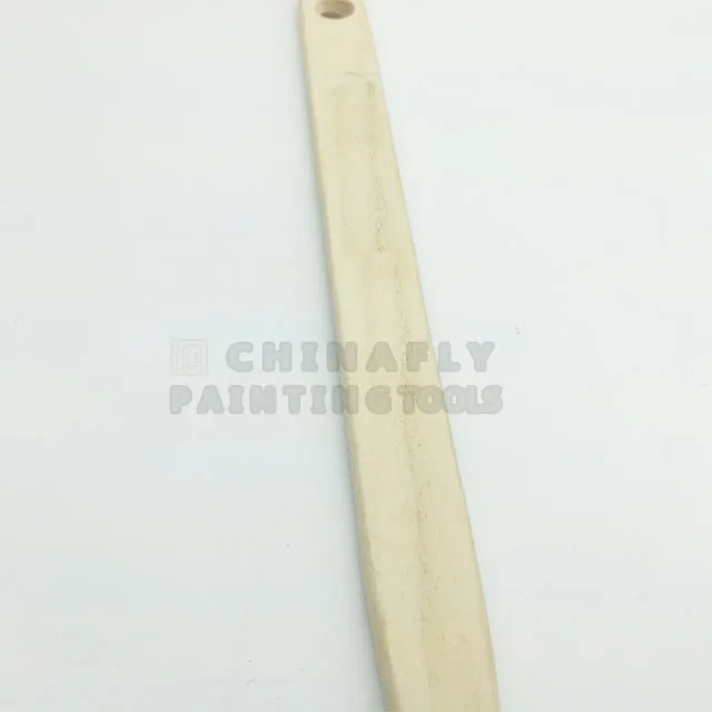 CTWHPB030  Wholesale price   Wooden Handle radiator  Paint Brush Polyester filament angle Paint Brushes