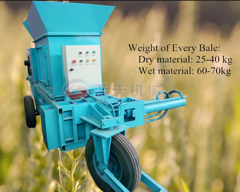 mini straw corn stalk compact hay baler press square for sale price