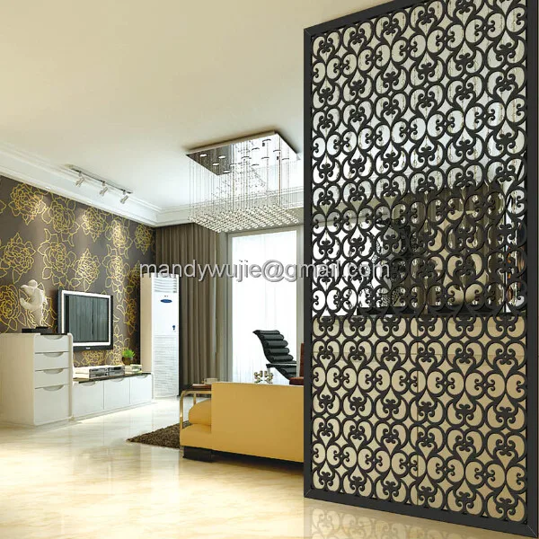 Cheap Room Divider Removable Decorative Stainless Steel Laser Cut Room Divider