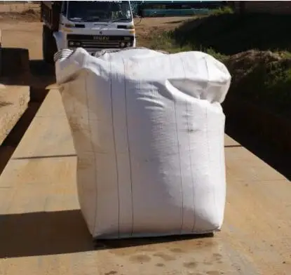 1ton packing big FIBC jumbo bulk  bag for sand and soil, with UV treated, high quality super sacks