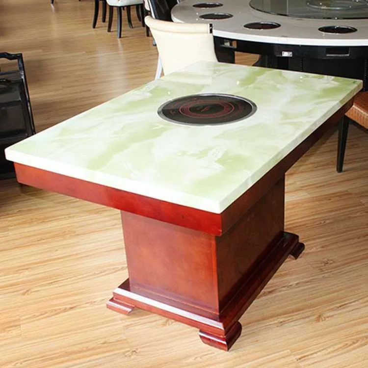 Коммерческий горячий горшок индукционная плита стол для ресторана