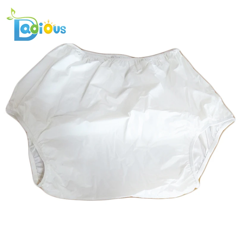 High Quality ABDL Adult Pvc Dion Pattern Plastic Pants  For Cloth Diaper