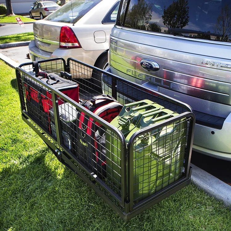 Сверхмощный Сцепной складной грузовой Перевозчик/багажная стойка для автомобиля/грузовая корзина