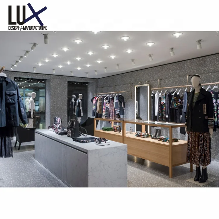 LUX Customized Boutique Women Garment Shop Clothes Shop Decoration Display Rack