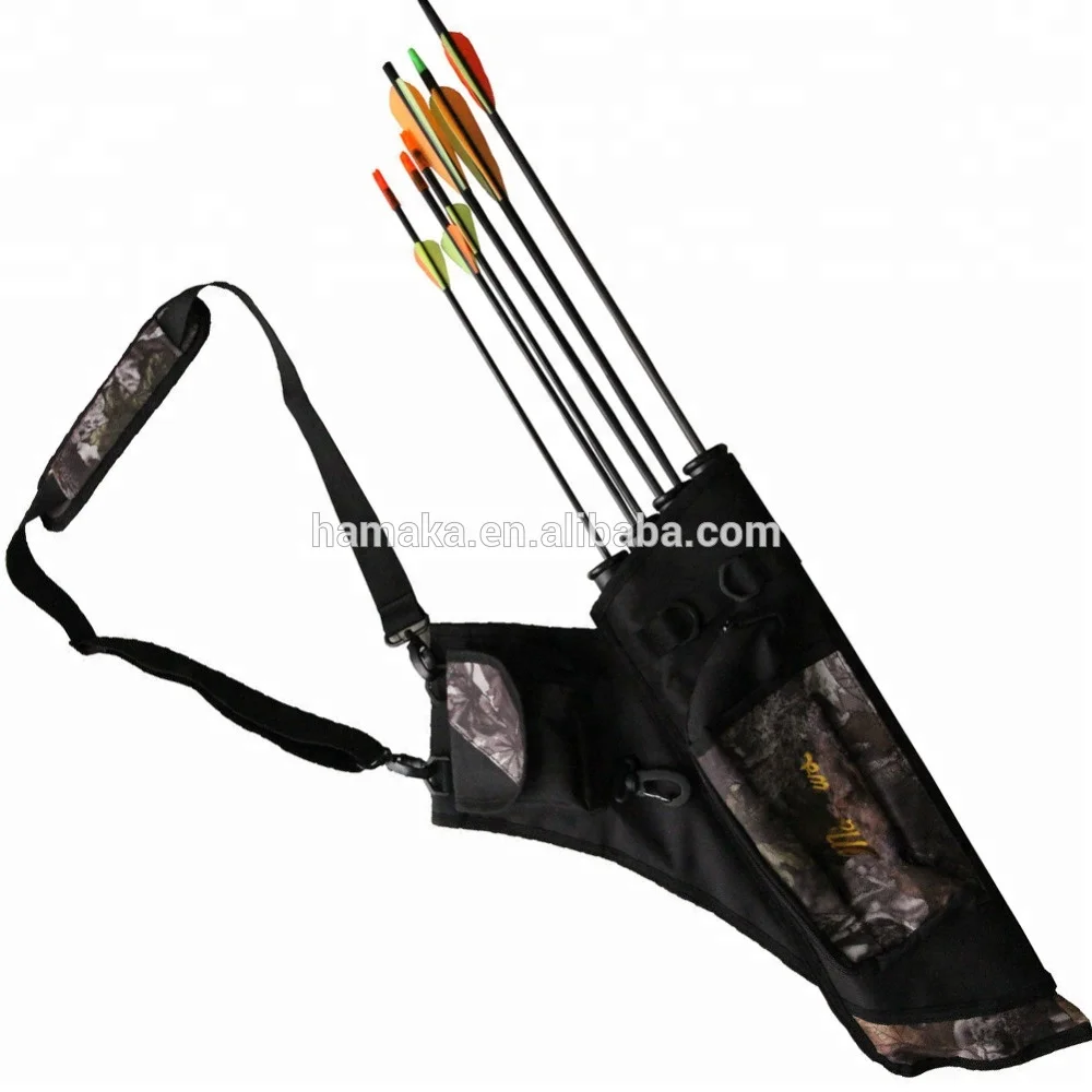 Camo Hunting Canvas Quiver Archery Bow Bag Archery Arrow Quiver