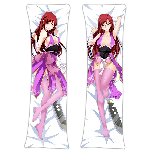 ADP Erza Scarlet - Fairy Tail Anime Dakimakura Japanese Hugging Body Pillow Cover ADP69016