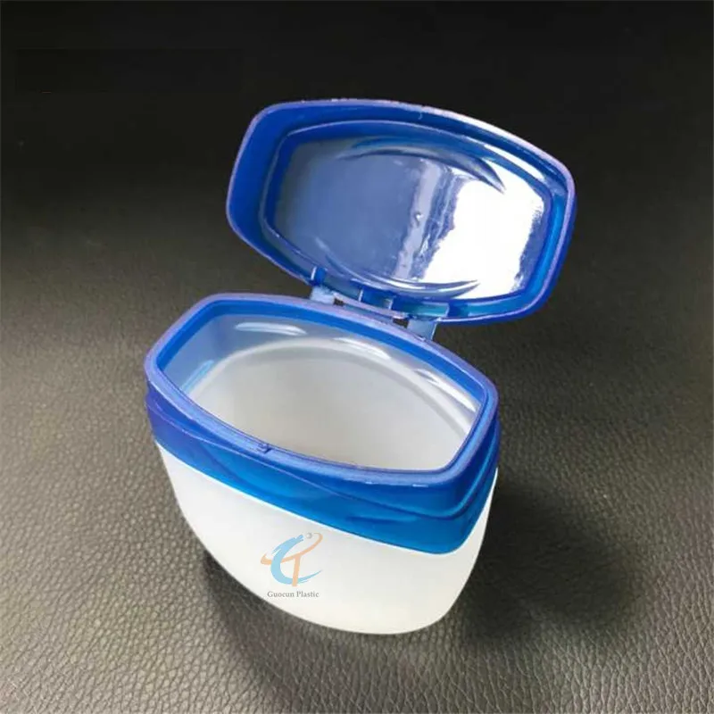 50gram empty vaseline jar packaging with flip cap