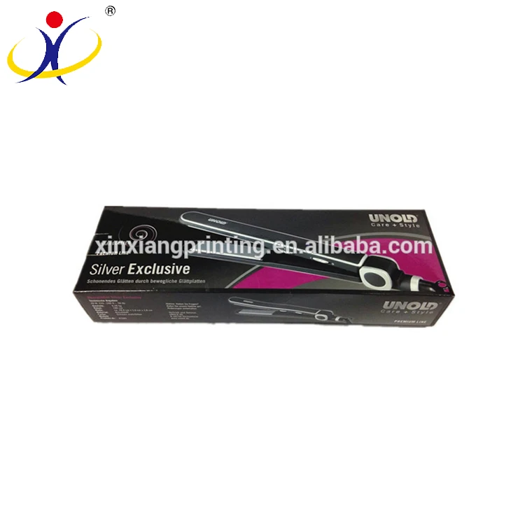 Индивидуальные выпрямитель для волос Flat Iron упаковку с вашим логотипом