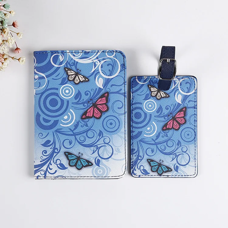 rfid blocking passport holder passport holder leather wallet passport case with tag