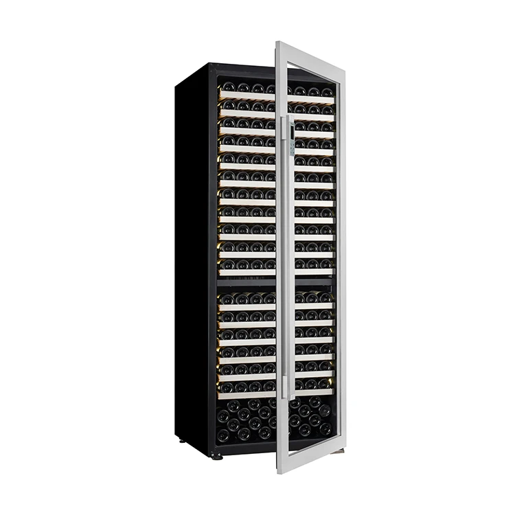 Smart Mirror Door Ice Wine Bottle Cooler Compressor Wine Refrigerator Dual-zone Household 1 YEAR