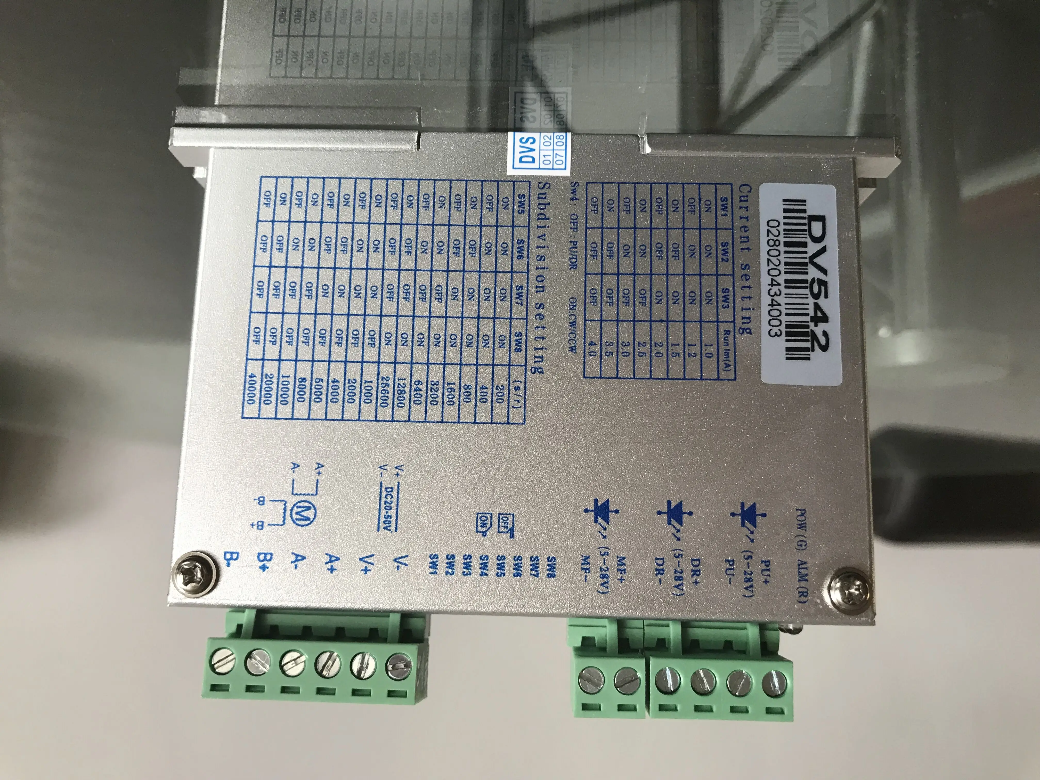 Durable stable operation digital servo stepper motor driver