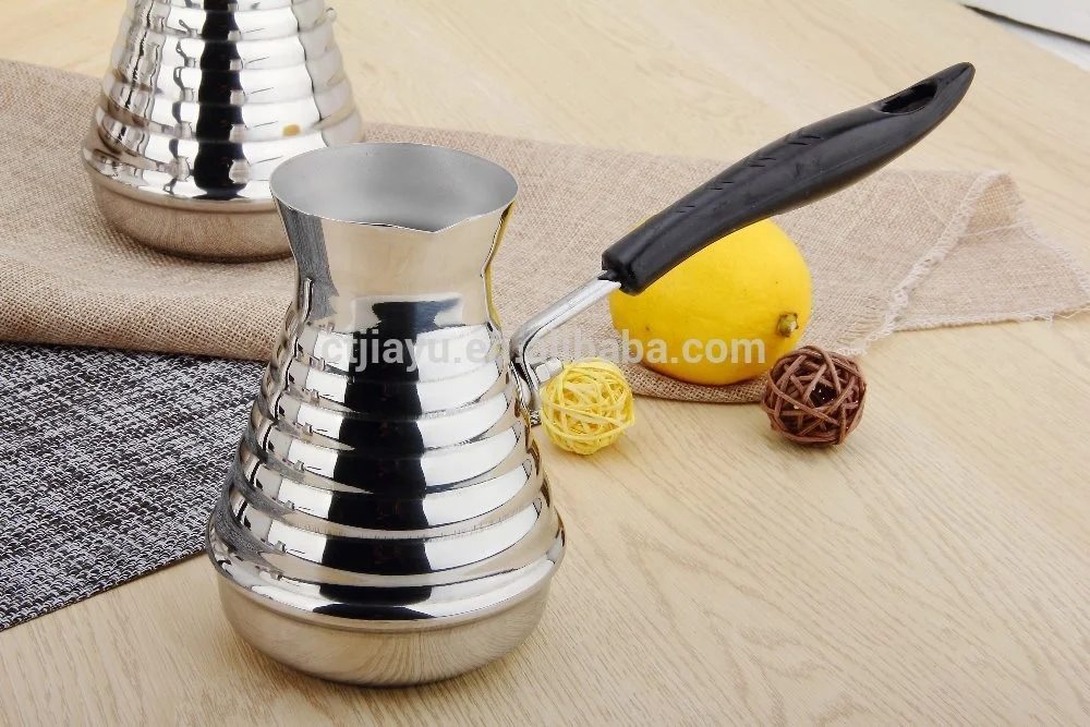 New 6pcs Coffee Warmer / Stainless Steel Milk Cup with Handle