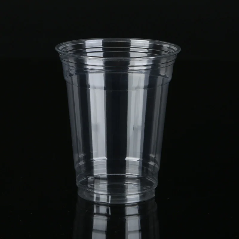 ZFCUP 350ml Disposable PET Plastic Cup for Icecream 12 oz Plastic Cups