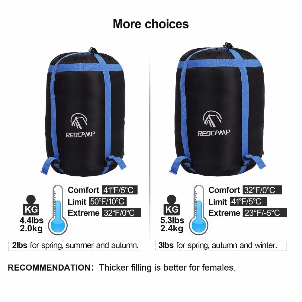 Woqi outdoor hight quality sleeping bag,camping hiking for adult sleeping bag in Warm winter