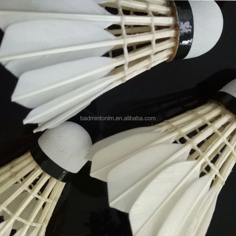 trump shuttlecock goose feather badminton birdie balls for sale