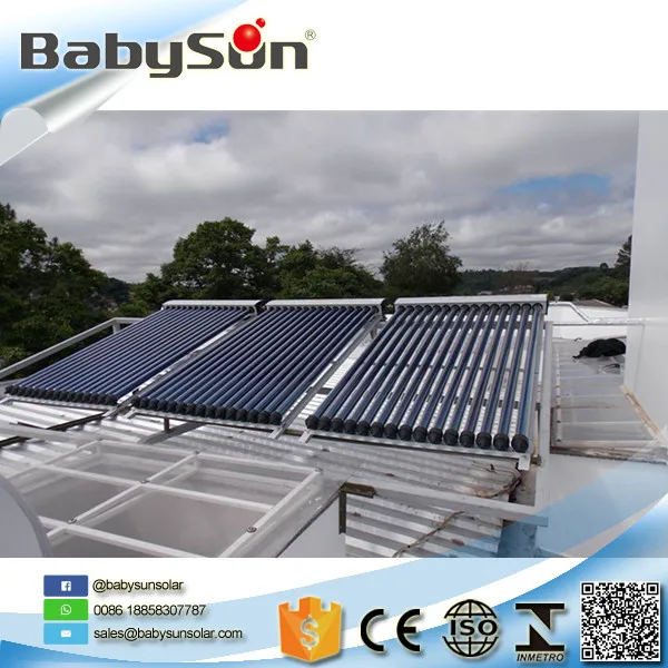 INMETRO Domestic Solar Water Heater sun water heater vacuum tube solar collector