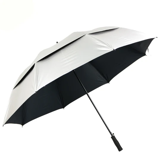 Wholesale Price  Auto Open Air Vented Two-tier Golf Umbrella