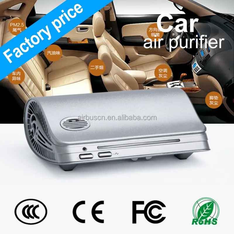 Онлайн оптовая анион автомобиль очиститель воздуха ионизатор с серебряного цвета