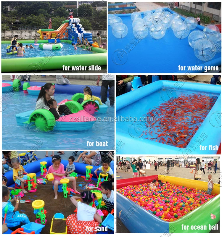 10*10m in stock big Inflatable pool inflatable water pool for water walking ball