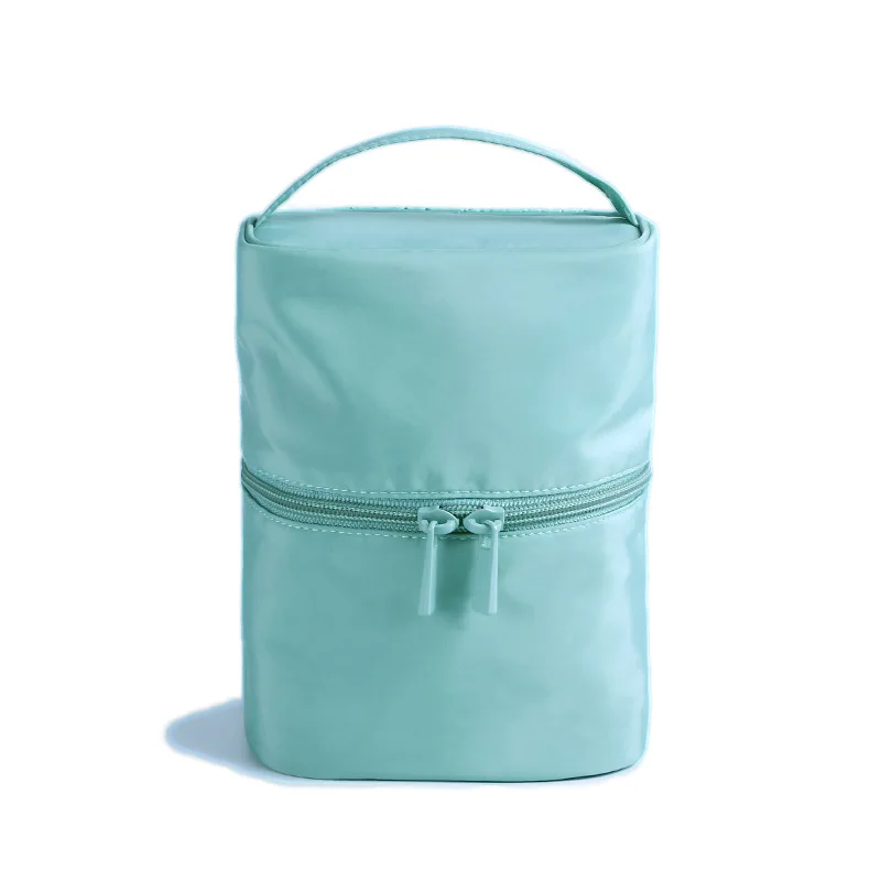 Waterproof cosmetic bag wholesale cylinder portable waterproof toiletry bag large capacity cosmetics collection bag