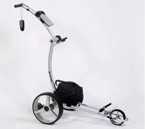 L Handle Easy Store 2028 Tubular motors Remote Control Golf Trolley X2