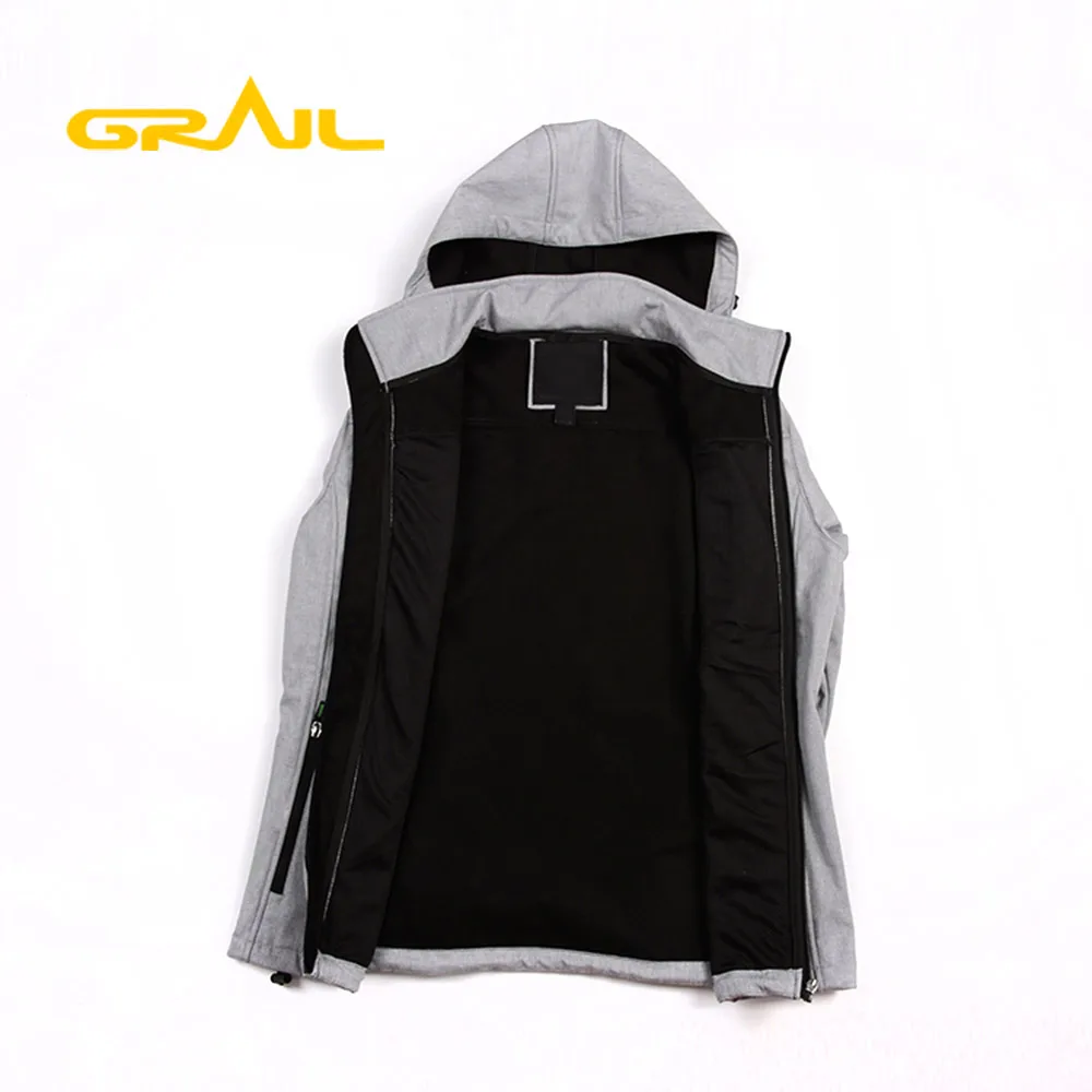 Hot selling custom fashion men hiking winter softshell jacket waterproof