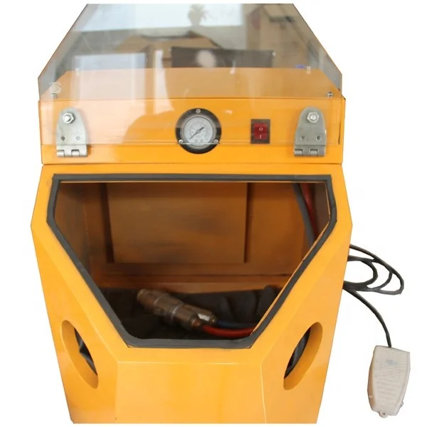 
Lab abrasive sand blasting cabinet for small part 