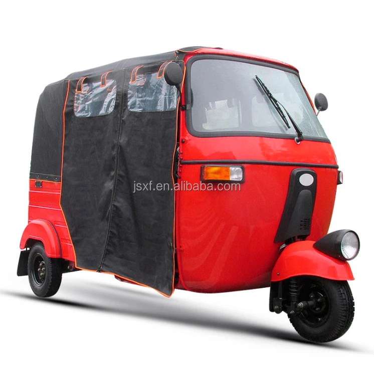 Indian style for passenger bajaj, three wheel tricycle