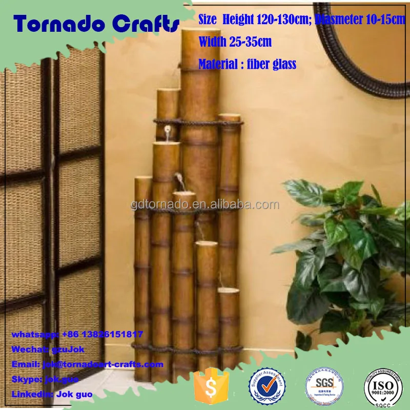 Classic Chinese Hotel Club restaurant decoration water landscape vase large courtyard ornaments soft decoration