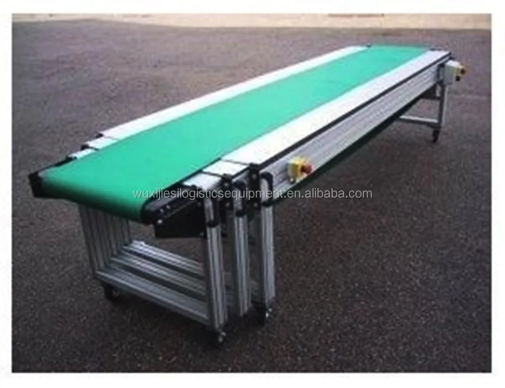 Extendable belt conveyor Loading and unloading belt conveyor Model EI