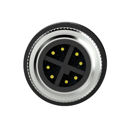 
90 degree right angle M12 8 pins X code ethernet/IP circular connector with CAT6 cable 