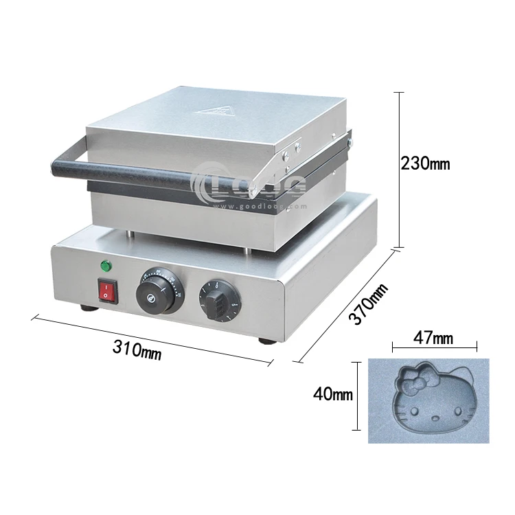 Factory Wholesale Hello Kitty Waffle Maker Electric Hello Kitty Mini Pancakes Machine