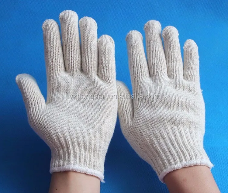 Professional High Cost Effective 7G 10G work knitted cotton gloves